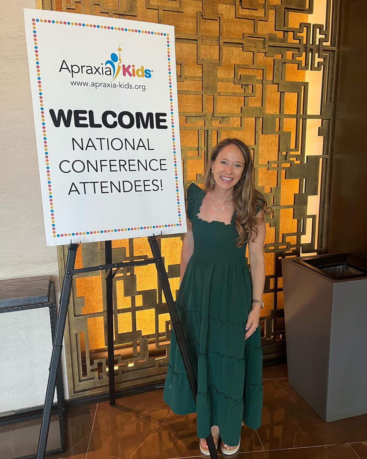Laura Friedman at the Apraxia Kids National Conference